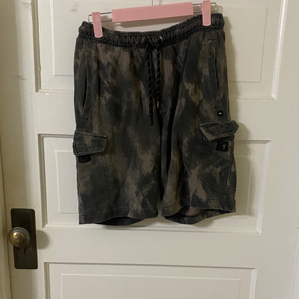 Tony Hawk Black Tie-Dye Cargo Shorts Bundle and save 25%